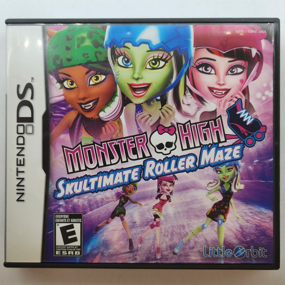 Monster High Scultimate Roller Maze for Nintendo DS CIB